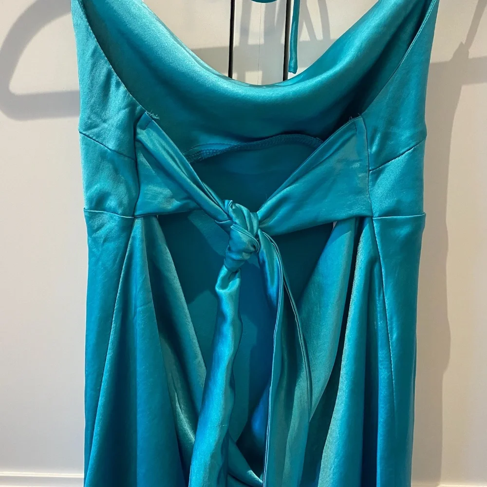 NWT Princess Polly Cairo Mini Dress- Blue - Picture 6 of 9
